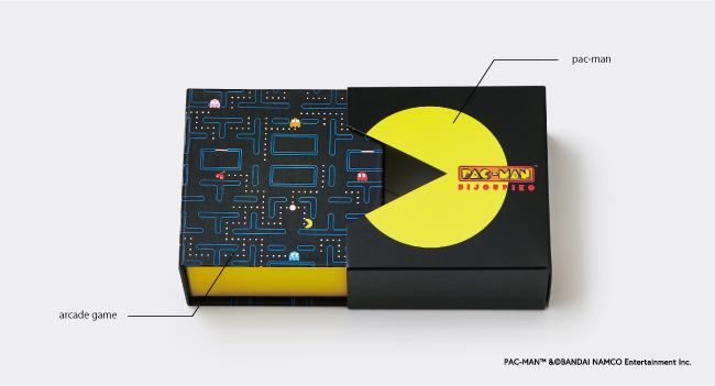 ビジュピコ Pac Man パックマン のコラボジュエリーから待望のレディースアイテムが発売開始 株式会社pikoのプレスリリース