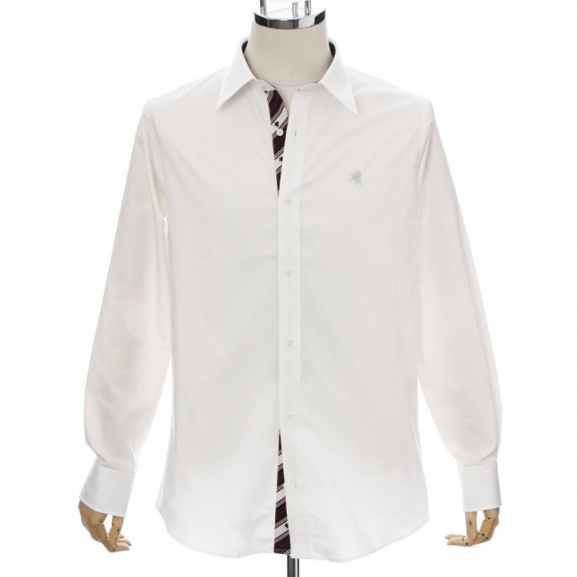 ミラクル ペガサス柄 シャツ 長袖 （ホワイト）大倉士門さん衣装、劇中では佐藤寛太さん着用