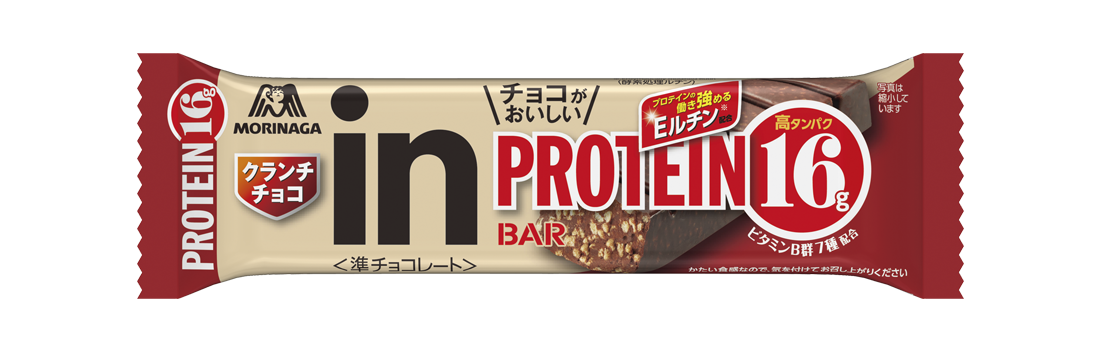 シルバー/レッド inバー CM放映中 PROTEIN プロテイン16g クランチ 144