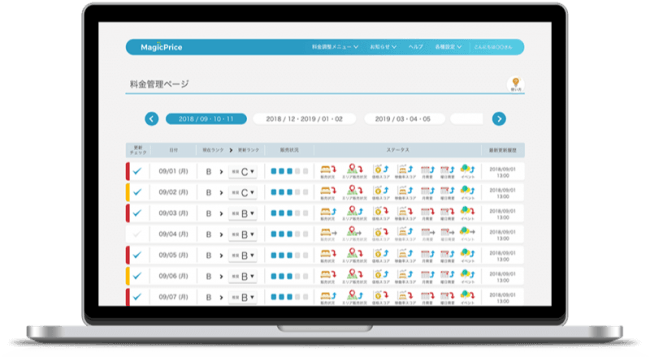 MagicPrice操作画面イメージ