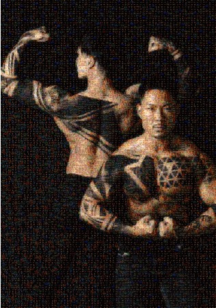 Muscle Mosaic #4 "Art in Muscles 2(アートなマッチョ2)"