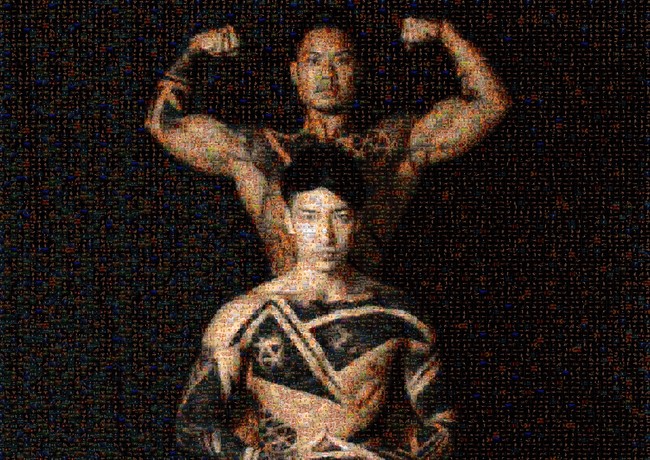 タイトル:Muscle Mosaic #3 "Art in Muscles(アートなマッチョ)"