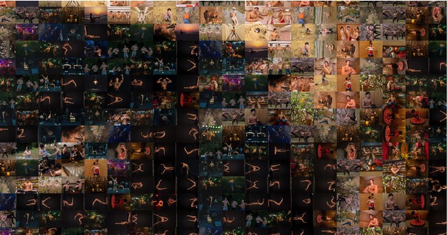 Muscle Mosaic #4 "Art in Muscles 2(アートなマッチョ2)"