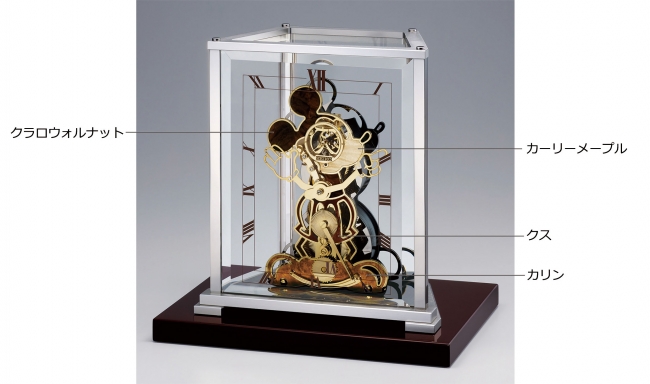 ミッキーマウスのスクリーンデビュー90周年を記念した機械式置時計を受注生産で発売 セイコータイムクリエーション株式会社のプレスリリース