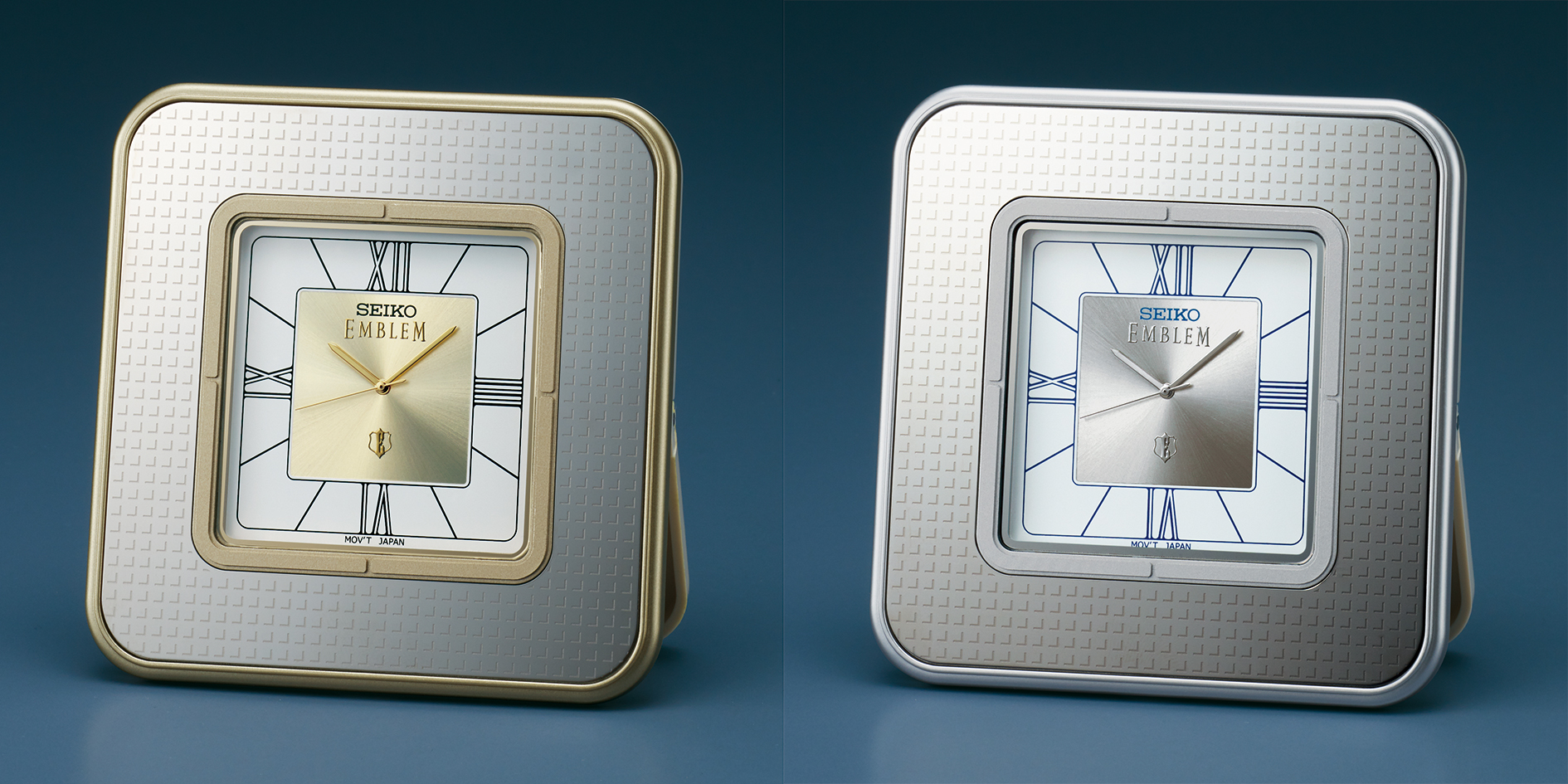 ギフトにもおすすめ、気品薫る小型の置時計 セイコー・エムブレムから新発売｜セイコークロック株式会社のプレスリリース