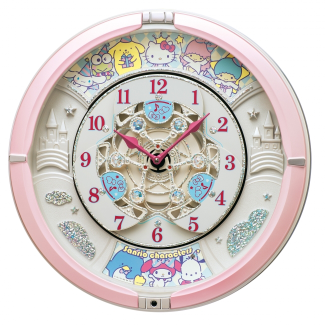 サンリオの人気キャラクターが大集合の家庭用からくり時計を発売 ...