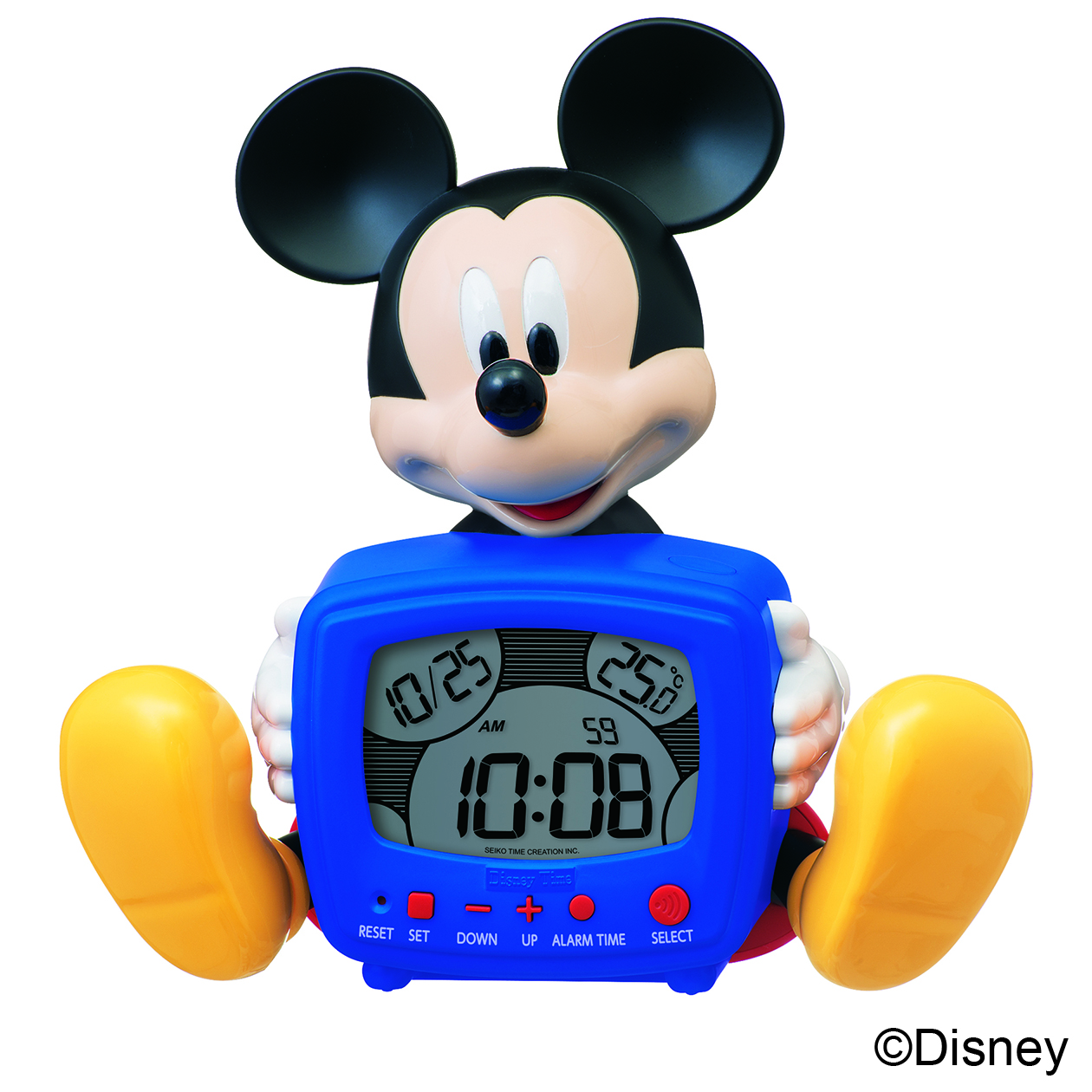 ミッキーマウスの声で元気におめざめ ディズニーの立体目ざまし時計を発売 セイコータイムクリエーション株式会社のプレスリリース