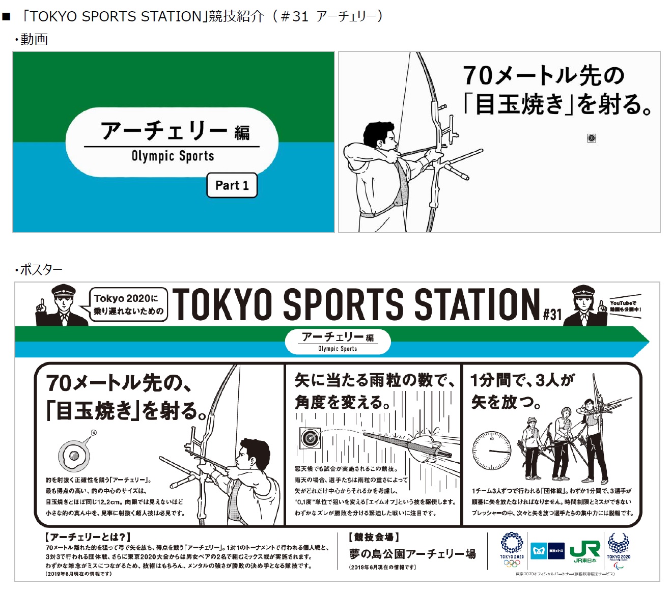 Tokyo Sports Station 第8シリーズの開始及び東京オリンピック パラリンピック競技大会組織委員会 Tokyoid利用者用ポータル Mｙtokyo への掲載について 東京メトロのプレスリリース