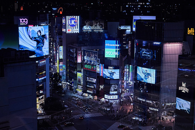 渋谷スクランブル交差点の大型ビジョンジャックの様子（2020年9月28日）
