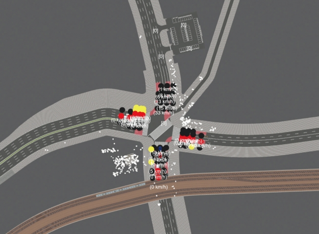 2Dビュー：交通状況など情報表示拡張