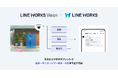 クラウド型映像録画サービス「LINE WORKS Vision」「LINE WORKS」と連携を開始