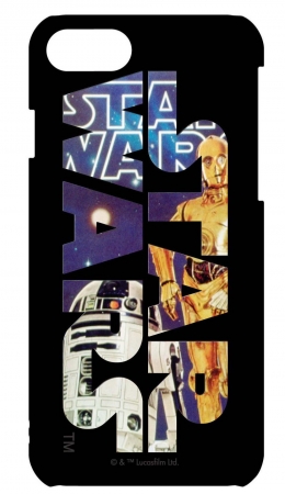 〈STAR WARS 40Th Anniversary〉iPhone7対応3Dハードケース　STW-65B R2D2&C-3PO／グルマンディーズ／2,680円 ／4月25日発売