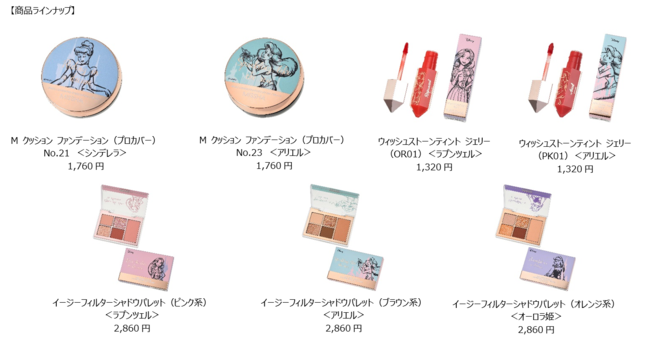 韓国コスメブランド Missha と初の共同企画 ディズニープリンセスをモチーフにしたコスメシリーズが11月日 金 より発売 ウォルト ディズニー ジャパン株式会社のプレスリリース