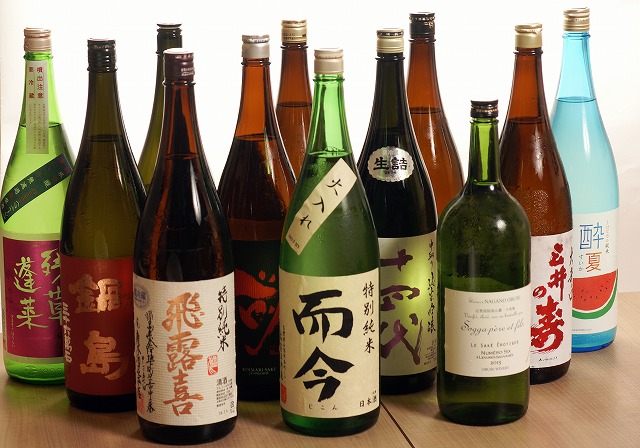 日本酒の一例