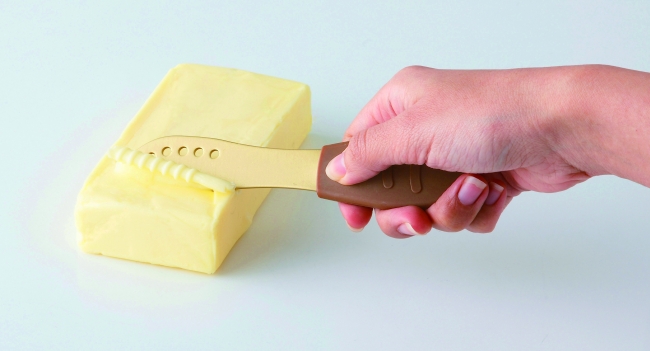 熱伝導が良くバターを簡単に削ります
