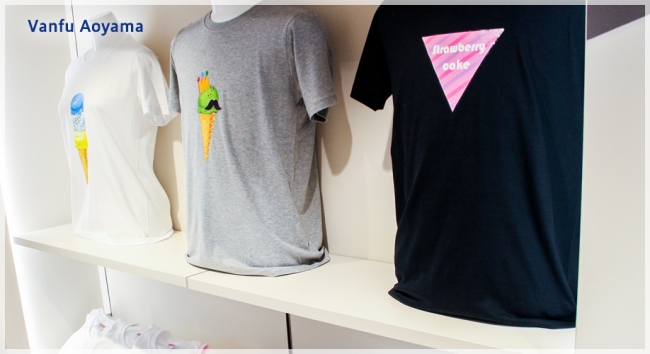 この夏は Ice Cream T を召し上がれ オリジナルtシャツ専門店が青山 骨董通りにオープン 株式会社帆風のプレスリリース