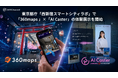 東京都庁第一本庁舎で運営中の「西新宿スマートシティラボ」において、空間体験プロダクト「360maps」を活用したARイベントと対話型AIサービス「AI Caster」の体験展示を開始