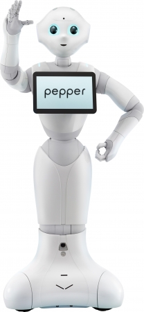 今話題のパーソナル・ロボットPepperが展望のご案内を行います。