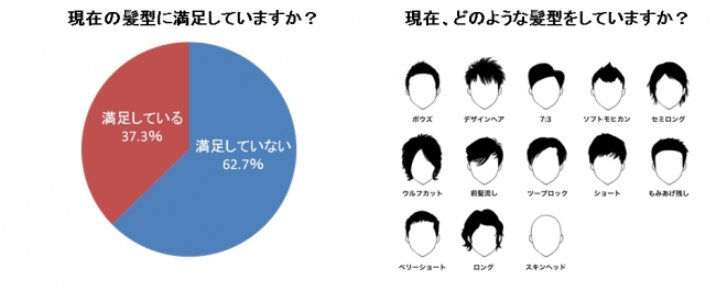 アイランドタワークリニック調査レポートvol 2 日本の薄毛の実態調査 薄毛に悩む男性の約62 7 約3人に２人 が現状の髪型 に満足していない アイランドタワークリニックのプレスリリース