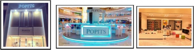 　　POPITS Store in Bali　　　　　　POPITS Store in Indonesia　　　　　　　POPITS Store in Korea　