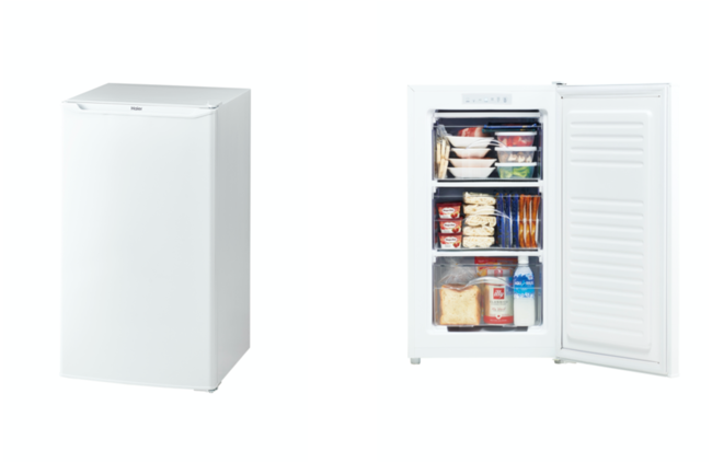 生活家電 冷蔵庫 ハイアールの提案する「セカンド冷凍庫」エントリーモデル 省スペース 