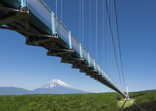 富士山を望む「三島スカイウォーク」