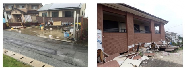 熊本地震被災地における実地テスト状況