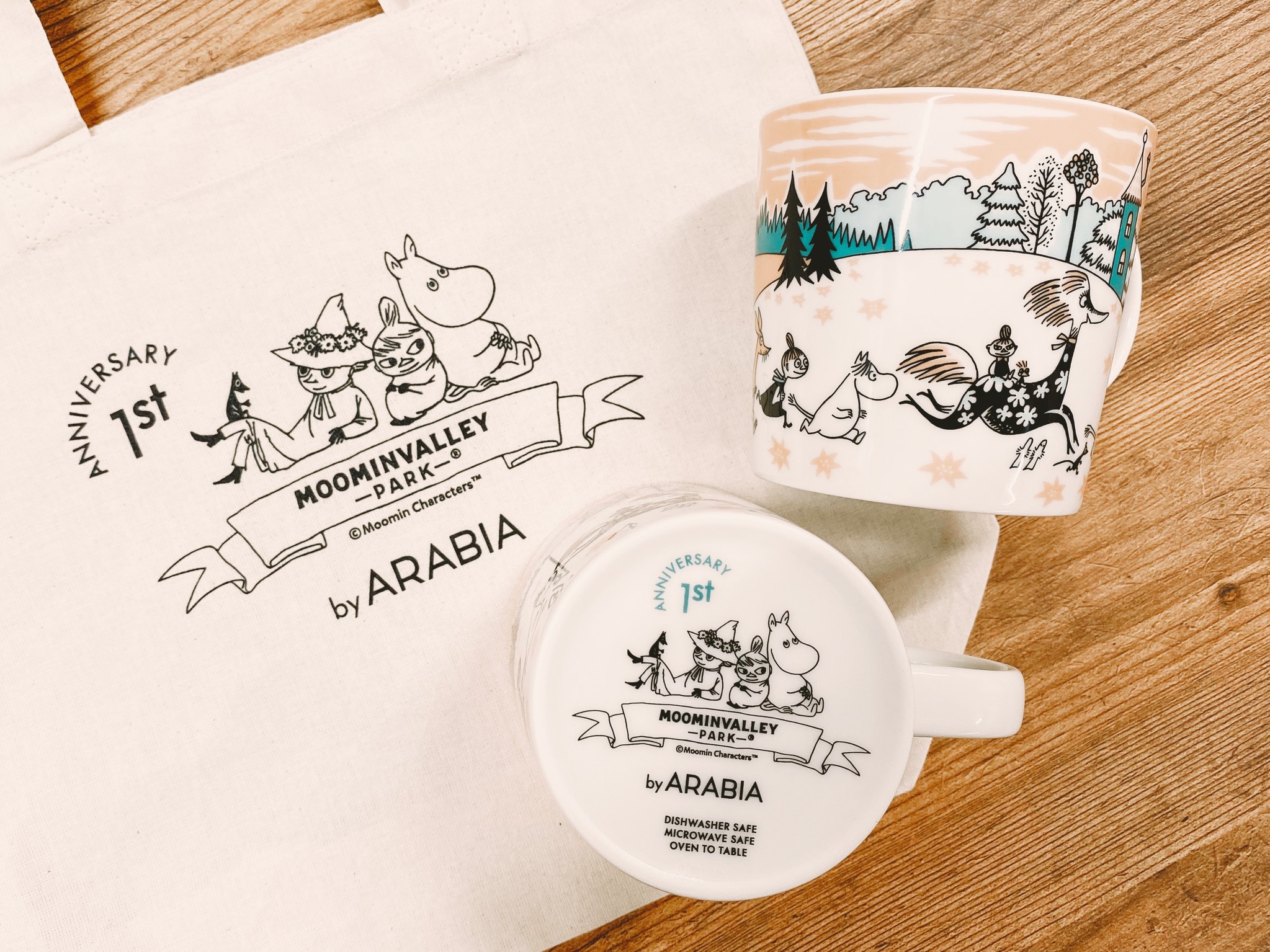 おしゃれ 30個セット MOOMIN VALLEY PARK/ ARABIA マグカップ ...