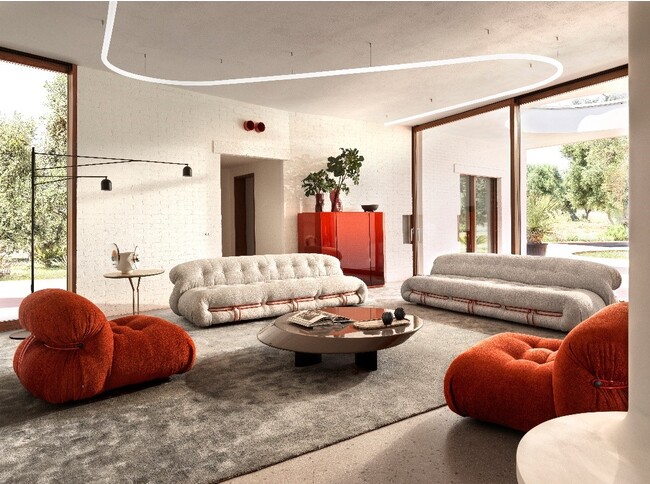 SORIANA sofa. designed by Afra & Tobia Scarpa -Cassina