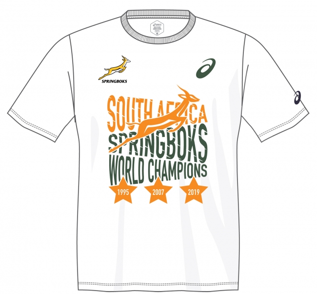 南アフリカ ラグビーワールドカップ2023 優勝記念Tシャツ - ラグビー