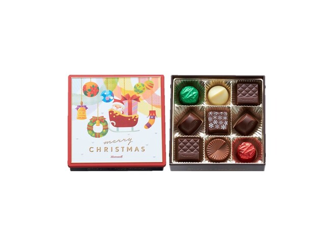 クリスマスファンシーチョコレート（9個入） 価格：540円（本体価格：500円）