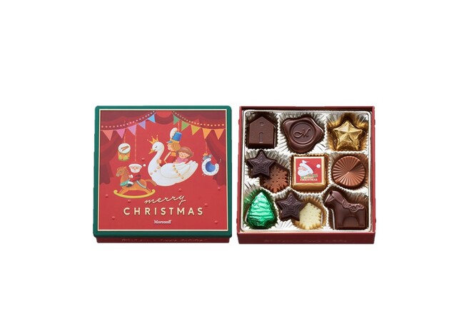 クリスマスプレーンチョコレート（51ｇ／11個入） 価格：540円（本体価格：500円）