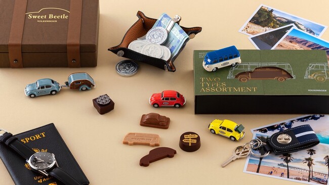 【2025年製 新品】 フォルクスワーゲン社「Beetle」とコラボレートしたチョコレート ミニカー