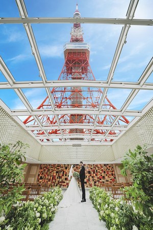 東京タワーの目の前の結婚式場the Place Of Tokyo 新生活様式に対応した全4皿婚礼料理フルコースを開発 株式会社一家ダイニングプロジェクトのプレスリリース