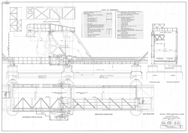 美術作品のような長浜大橋の“執刀記録”