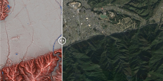 中央構造線の“レントゲン写真”