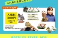 今週末開催!【レプタイルズフィーバー2025】7/5(土)・6(日)は大阪南港ATCホールへ!お得な前売券販売中!駐車場料金サービスも