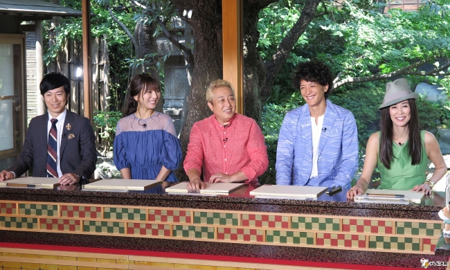 （左から）東貴博、高城亜樹、ガダルカナル・タカ、渡部豪太、萬田久子