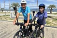 山本彩×竹原慎二が泉南市を爆走!“美女と野獣”コンビが出会う絶景・絶品・絶笑チャリ旅!