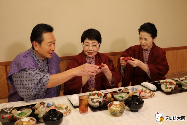 左から）三田村邦彦、泉ピン子、坂本冬美