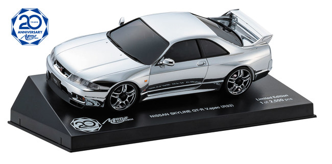 ミニッツカップ20周年記念モデル!日産スカイライン GT-R Vスペック(R33) クロームシルバー ミニッツカップ20周年記念モデル!日産スカイライン GT-R Vスペック(R33) クロームシルバー