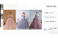 【DRESSY CAFE KAMAKURA】8月のディスプレイドレスはKURAUDIAより「Irida maison」「Lulu felice」のウェディングドレスを期間限定でお届けいたします。