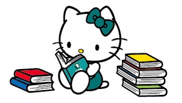 読書大好きなキティちゃん