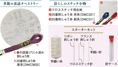 いろいろなステッチとの出会いを楽しめる 隔週刊 かわいい刺しゅう 創刊 株式会社デアゴスティーニ ジャパンのプレスリリース