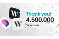 ビジネスSNS「Wantedly」、国内の登録ユーザー数が450万人を突破
