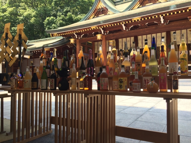 「梅酒奉納式」開催前に行われる式典※写真は西宮神社での奉納式