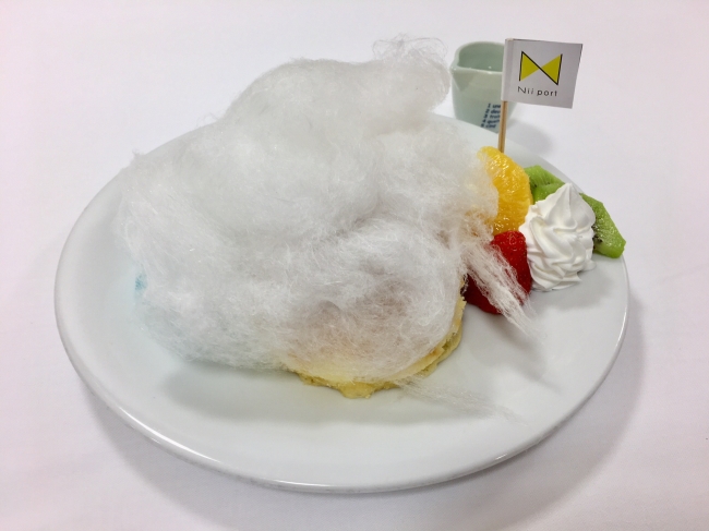 新潟開港150周年を記念し みなとまち新潟の魅力をぎゅっと詰め込んだ 波と雪のパンケーキ が完成 新潟市のプレスリリース