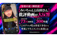 【みいちゃんと山田さん】「このアニメ化は肯定できない」批評動画がSNS合計73万回再生・300件超のコメントを記録！賛否両論を巻き起こした令和の虎・榊󠄀原清一の「育成とマネジメントの本質」とは
