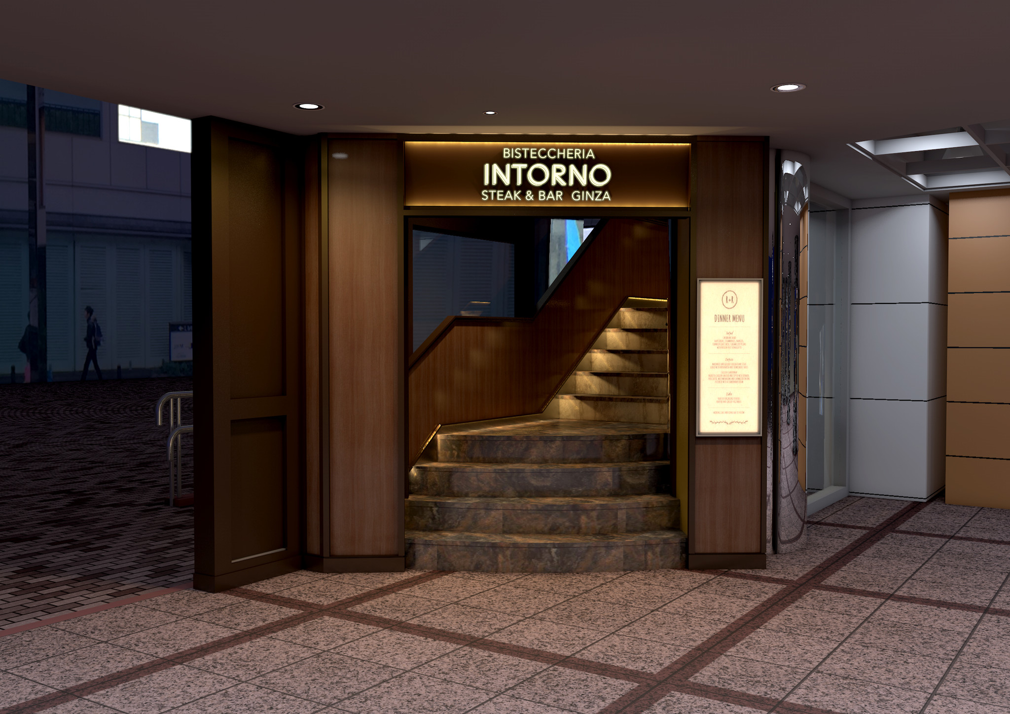 西銀座 数寄屋橋にイタリアン ニューヨークスタイルのステーキレストラン ビステッケリア イントルノ ステーキ アンド バー ギンザ トウキョウ 今秋オープンのお知らせ 株式会社三笠会館のプレスリリース