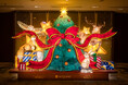 青森ねぶた技法を用いたクリスマスデコレーションを二年連続で設置